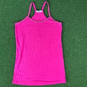 SO NICE Pink Silver Stud Racerback Camisole Tank Sz XS